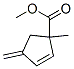 2-Cyclopentene-1-carboxylicacid,1-methyl-4-methylene-,methylester(9CI),84883-95-4,结构式