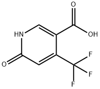 6-羟基-4-(三氟甲基)烟酸 结构式