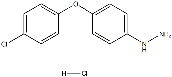 (4-(4-氯苯氧基)苯基)肼盐酸盐,849021-09-6,结构式