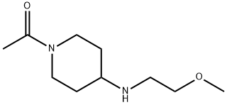 1-{4-[(2-甲氧基乙基)氨基]哌啶-1-基}乙基-1-酮,849021-41-6,结构式