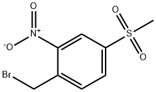 1-(溴甲基)-4-(甲基磺酰基)-2-硝基苯, 849035-67-2, 结构式