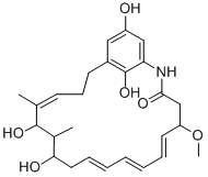 Ansatrienol A, 20,23-didehydro-20,23-dideoxo-20,23-dihydroxy- 化学構造式