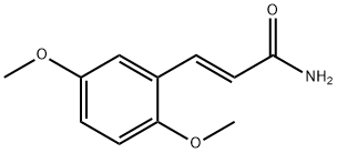 反式-2,5-二甲氧基肉桂酰胺,849061-96-7,结构式