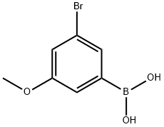 3-溴-5-甲氧基苯基硼酸,849062-12-0,结构式