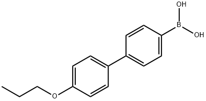 4-(4'-PROPOXYPHENYL)PHENYLBORONIC ACID Struktur