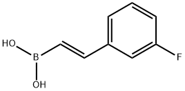 trans-2-(3-Fluorophenyl)vinylboronic acid Structure