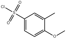 4-METHOXY-3-METHYL-BENZENESULFONYL CHLORIDE Struktur