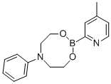 4-Methylpyridine-2-boronic acid N-phenyldiethanolamine ester 化学構造式