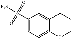 BenzenesulfonaMide, 3-ethyl-4-Methoxy- 结构式