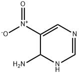 4-Pyrimidinamine, 1,4-dihydro-5-nitro- (9CI) Structure