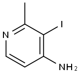 3-碘-2-甲基吡啶-4-胺, 849353-18-0, 结构式