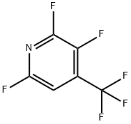 2,3,6-トリフルオロ-4-(トリフルオロメチル)ピリジン 化学構造式