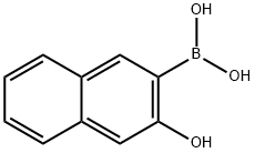 (3-羟基萘-2-基)硼酸 结构式