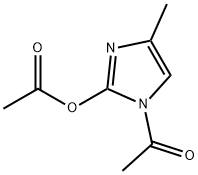 1H-Imidazol-2-ol,  1-acetyl-4-methyl-,  acetate  (ester)  (9CI) Struktur