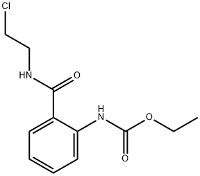 ethyl [2-[(2-chloroethyl)aminocarbonyl]phenyl]carbamate  Structure