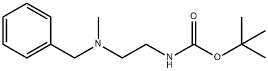 1-N-BENZYL-1-N-METHYL-2-BOC-ETHANE-1,2-DIAMINE Structure