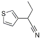 2-(thiophen-3-yl)butanenitrile 结构式