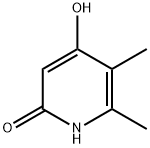 4-ヒドロキシ-5,6-ジメチルピリジン-2(1H)-オン 化学構造式