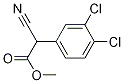 2-氰基-2-(3,4-二氯苯基)乙酸甲酯 结构式