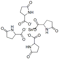 tin tetrakis(5-oxo-DL-prolinate),84962-42-5,结构式
