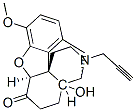 (5alpha)-4,5-epoxy-14-hydroxy-3-methoxy-17-(2-propynyl)morphinan-6-one  Struktur