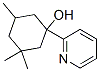 3,3,5-トリメチル-1-(2-ピリジル)シクロヘキサノール 化学構造式