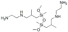 N,N''-[(1,3-dimethoxy-1,3-dimethyldisiloxane-1,3-diyl)bis(2-methylpropane-3,1-diyl)]bis(ethylenediamine) Structure
