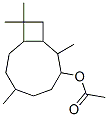 2,6,10,10-tetramethylbicyclo[7.2.0]undec-3-yl acetate Structure