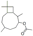 2,6,10,10-tetramethylbicyclo[7.2.0]undec-3-yl acetate,84963-23-5,结构式