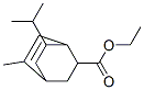 ethyl 7-isopropyl-5-methylbicyclo[2.2.2]oct-5-ene-2-carboxylate Struktur