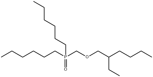 [[(2-ethylhexyl)oxy]methyl]dihexylphosphine oxide Structure
