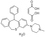 Piperazine, 1-(6,11-dihydro-11-phenyldibenzo(b,e)thiepin-3-yl)-4-methy l-, (Z)-2-butenedioate (1:1), hydrate Structure