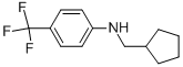 CYCLOPENTYLMETHYL-(4-TRIFLUOROMETHYL-PHENYL)-AMINE Structure