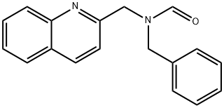 N-Benzyl-N-(2-quinolinylmethyl)formamide, 97% Structure