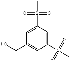 [3,5-BIS(METHYLSULFONYL)PHENYL]METHANOL
 Struktur