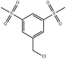 1-(Chloromethyl)-3,5-bis(methylsulphonyl)benzene Structure