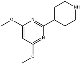 4,6-二甲氧基-2-哌啶基-4-基嘧啶,849924-99-8,结构式