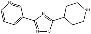 3-(5-PIPERIDIN-4-YL-1,2,4-OXADIAZOL-3-YL)PYRIDINE
 Structure