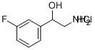 2-氨基-1-(3-氟苯基)乙醇盐酸盐, 849928-39-8, 结构式