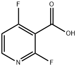 2,4-Difluoropyridine-3-carboxylic acid Structure