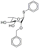 Phenyl-α-O-benzyl-1-thio-α-L-rhamnopyranoside Struktur