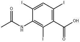 醋碘苯酸,85-36-9,结构式