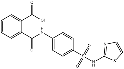 Phthalylsulfathiazole Struktur