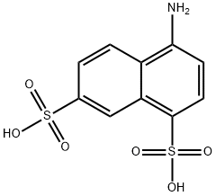 4-aminonaphthalene-1,7-disulfonic acid Structure