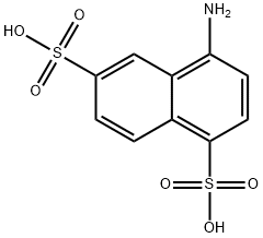 4-aminonaphthalene-1,6-disulfonic acid Structure