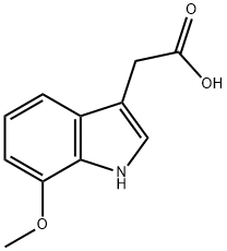2-(7-METHOXYINDOL-1H-3-YL)ACETIC ACID Structure
