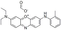 3-(diethylamino)-7-[(o-tolyl)amino]phenoxazin-5-ium formate,85005-74-9,结构式