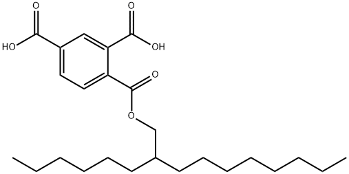 1-(2-hexyldecyl) dihydrogen benzene-1,2,4-tricarboxylate Structure