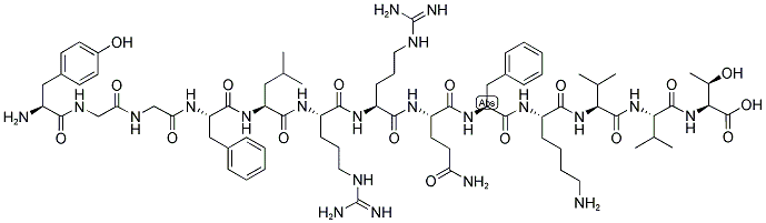 强啡肽B(1-13), 85006-82-2, 结构式