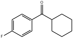 シクロヘキシル4-フルオロフェニルケトン 化学構造式